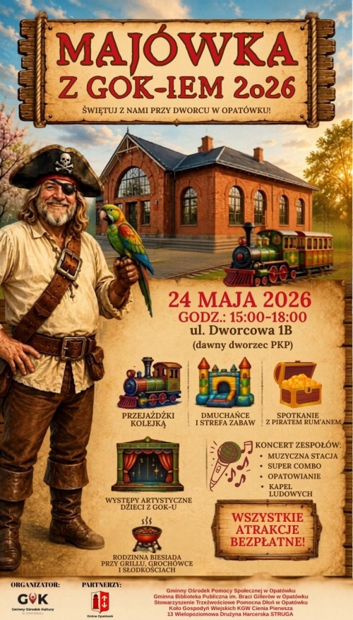 Zdjęcie do aktualności:  Zaproszenie na „Majówkę z GOK-iem 2026” wiecej