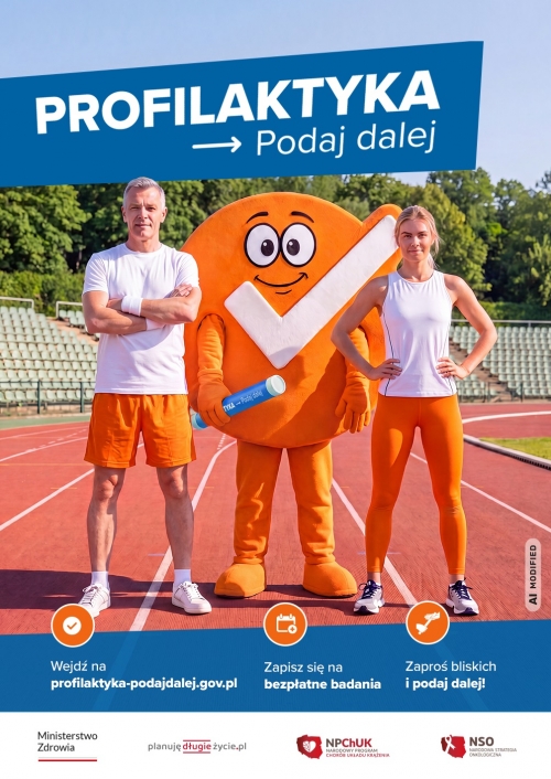 Zdjęcie do aktualności: „Profilaktyka – podaj dalej” – rusza ogólnopolska kampania na rzecz zdrowia Polaków.  wiecej